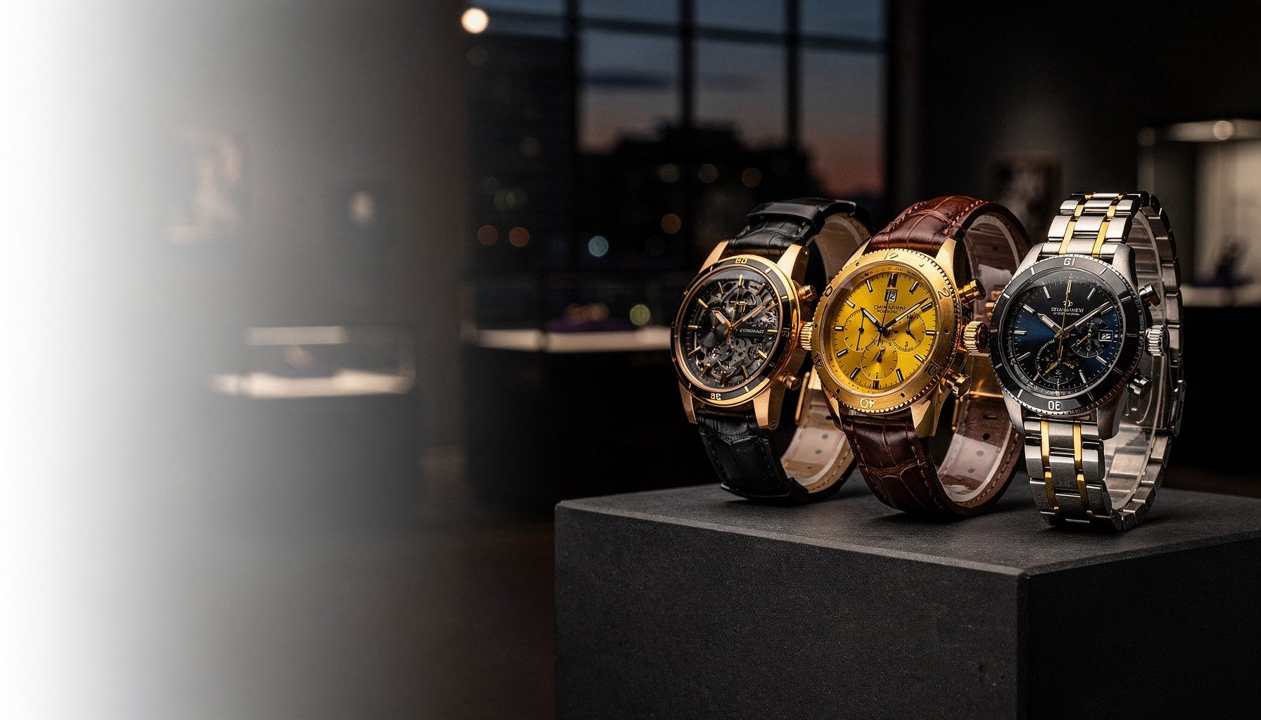 WatchExchange — luxury watch retailer website built with WebZum AI website creator